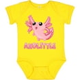 thumbnail image 3 of Inktastic Axolittle Cute Baby Axolotl Boys or Girls Baby Bodysuit, 3 of 5