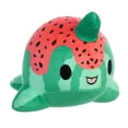 thumbnail image 3 of Aurora - Small Green Tasty Peach - 8" Watermelon Nomwhal - Enchanting Stuffed Animal, 3 of 5