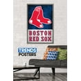 thumbnail image 2 of MLB Boston Red Sox - Logo 18 Wall Poster, 22.375" x 34", Framed, 2 of 5
