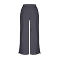 thumbnail image 5 of Maplenight Women's Sweatpants Wide Leg Elastic High Waist Pants Fall Winter Loose Casual Sweat Pants, 5 of 8
