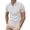 White, variant on IWRICH Men's Waffle Solid Color Polo Shirts Collared Short Sleeve Slim Fit Shirts Button up Casual Business Workwear White XL