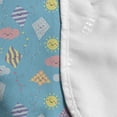 thumbnail image 4 of Kites Microwave Oven Cover, Pastel Colored Cartoon with Smiling Sun Clouds and Kites Seasonal Activity, Water Resistant Organizer with Pockets for Kitchen, 36" x 12", Multicolor, by Ambesonne, 4 of 4