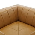 thumbnail image 5 of Modway Bartlett Vegan Leather Corner Chair in Tan, 5 of 7
