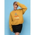 thumbnail image 2 of Party Like Its 1776 Sweatshirt Women -Image by Shutterstock, Female Small, 2 of 4