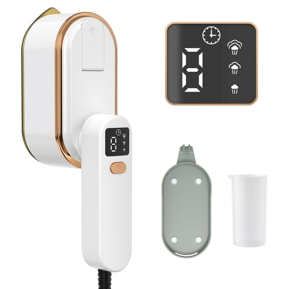 AUOSHI Handheld Travel Steamer for Clothes – 1300W Portable Garment Steamer, 180ml Large Tank, Fast Heat in 10s, Wrinkle Remover for Home, Office & Travel