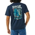 thumbnail image 3 of Rip Curl DARK NAVY Men's Pushin Daisies Tee, US Large, 3 of 4