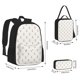 thumbnail image 2 of Disketp Anchors Mochila Estampada de Gran Capacidad con Lonchera y Estuche, Set de 3 Piezas para Estudiantes, 2 of 7