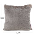 thumbnail image 3 of GDF Studio Elise Faux Fur Throw Pillow (Set of 2), Light Brown, 3 of 5