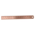 Colaxi Copper Ruler Metal Ruler 6 inch Accurate Measurement Tool ...