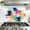 Color 3, variant on Kitchen Backsplash Peel and Stick Wall Murals Geometric Western Southwestern Farmhouse Removable Mural 35.4"W x 23.6"H, Oil Proof Vinyl Wallpaper for Fireplace & Behind Stove