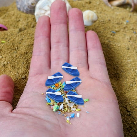 Toyvian 20 Set Beach Ball Cake Decorations Dark Blue Dollhouse Prop for Office Decor