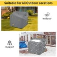 thumbnail image 5 of STARTWO Outdoor Bar Set Cover – Heavy-Duty Oxford Cloth, Weatherproof & Waterproof, Black, 5 of 7