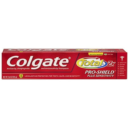 Colgate Total Zx Pro-Shield Plus Sensitivity Mint Gel Toothpaste, 7.6 oz