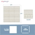 thumbnail image 2 of Play Platoon Large Baby Play Mat for Floor 9 Tile 72 x 72 in - Extra-Thick Interlocking Foam Tiles 24 x 24 in - Soft Puzzle Mats for Playroom - Neutral Playmat Rug - Canyon Print, 2 of 6