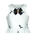 thumbnail image 4 of Girls Dress White Halloween Witch Bat Pumpkin Costume Halter Dress 12 Years, 4 of 8