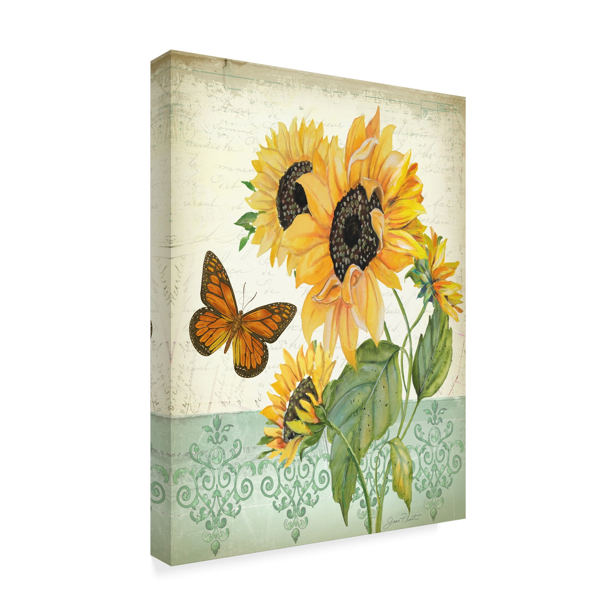 Trademark Fine Art 'Summertime Botanicals 1' Canvas Art by Jean Plout