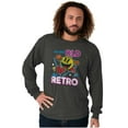 thumbnail image 5 of Retro Funny Sarcastic PACMAN Game Long Sleeve TShirt Men Women Brisco Brands S, 5 of 6
