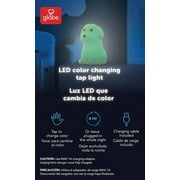 Globe Electric LED White Dog Multicolor Silicone Kids Night Light, 5.71 H x 4.65 W