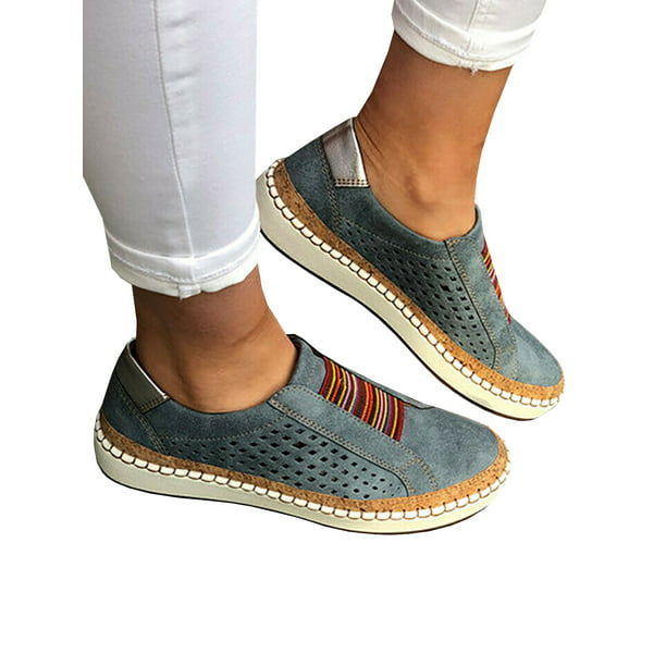 rester Vejfremstillingsproces Assassin Women's Breathable Slip On Trainer Hollow Comfy Loafers Causal Walking  Shoes - Walmart.com