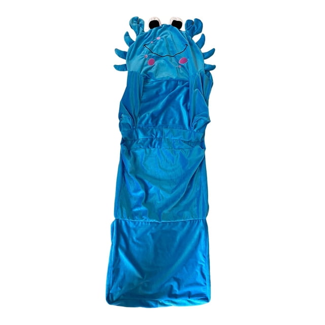 Funda de sillón plegable con dibujos animados para niños y niñas, ideal para sala de estar. Azul