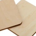 thumbnail image 4 of 10 Pcs Unfinished Wood Pieces,Wooden Squares Cutout Tiles, Rustic wood for Home Decoration, DIY Supplies, 60x60×3mm 60x60mm 10 Pieces, 4 of 9