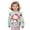 Christmas Axolotl, variant on Garronmavis Christmas Trees Long Sleeve Pullover Polyester Spandex Fabric Ruffle Long Sleeve Girls Top 4T Girls Pullover Crewneck Sweatshirt Comfortable for Outdoor Activities