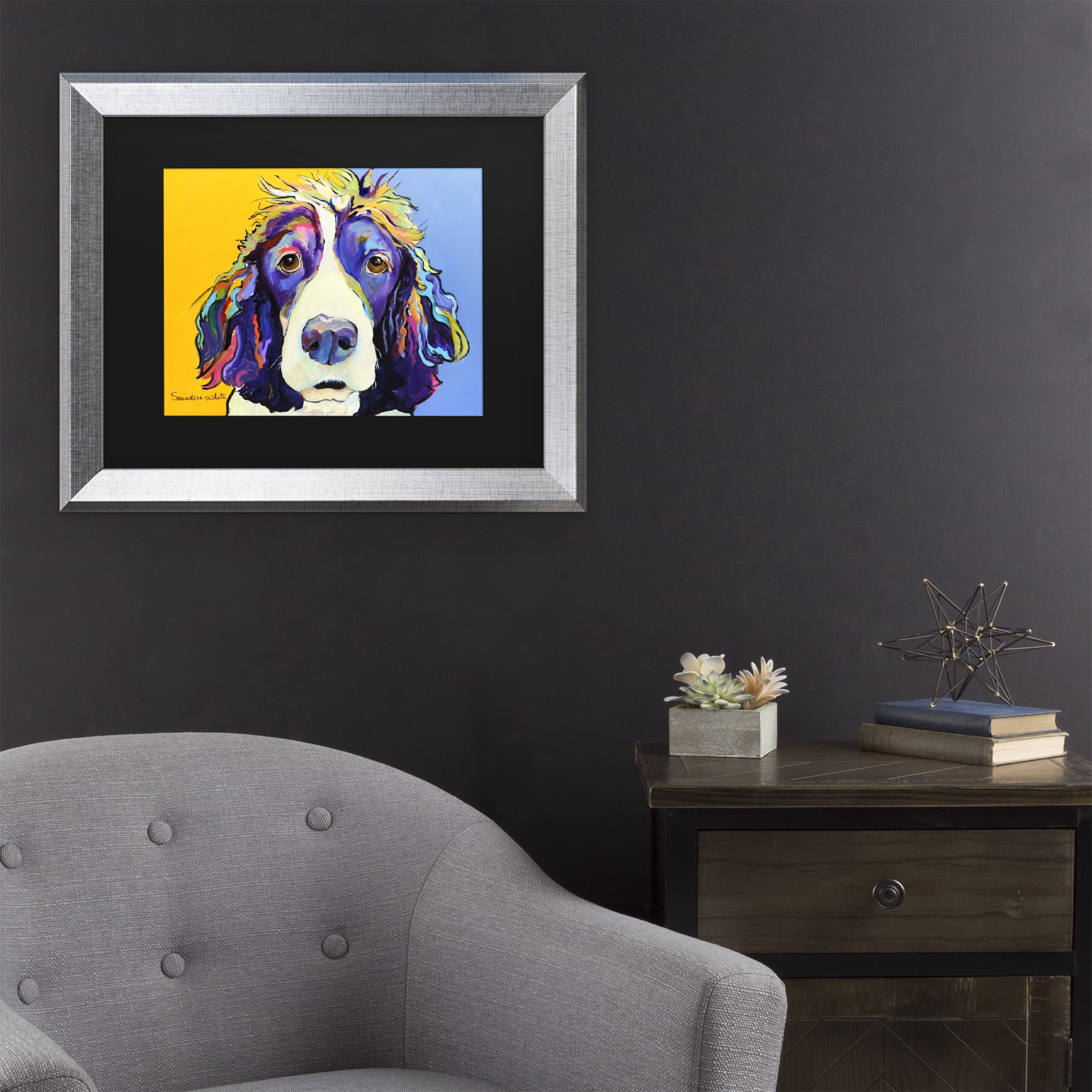 Trademark Fine Art 'Sadie' Canvas Art by Pat Saunders-White