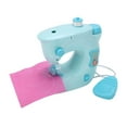 thumbnail image 3 of Mini Sewing Machine, ABS Lightweight Children Electric Sewing Machine Exquisite Portable  for Living Room, 3 of 7
