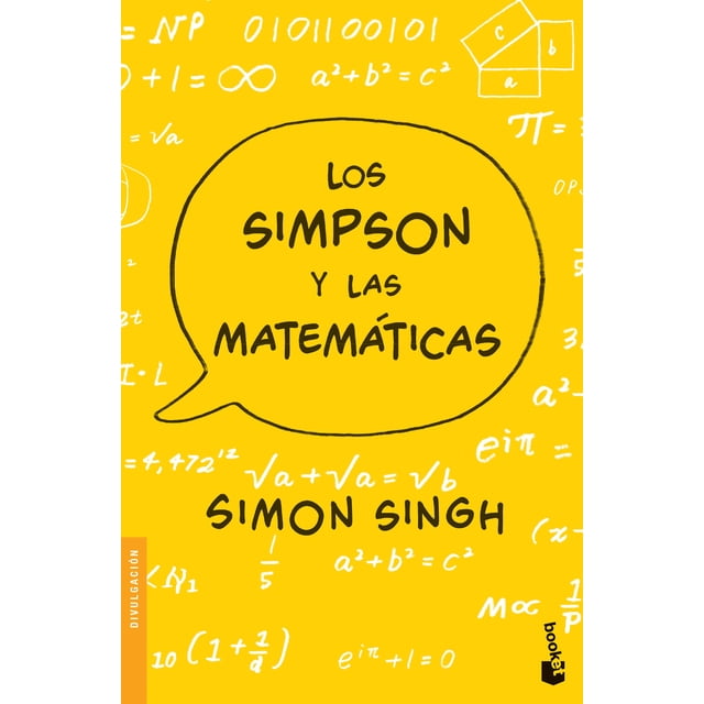 LOS SIMPSON Y LAS MATEMATICAS BOOKET PAIDOS MEXICO SIMON SINGH