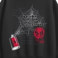 thumbnail image 2 of Marvel - Miles Morales Spray Can Web - Women's Oversized Fleece Crew Sweatshirt, 2 of 4