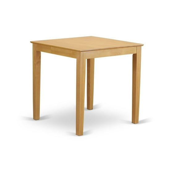 FurniFact Elegant Oak Small Dining Table – Solid Wood Kitchen Table for 4