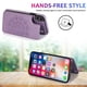 thumbnail image 2 of Funda para iPhone Xs Max con tarjetero de piel sintética con estampado de flores de datura, 2 of 5