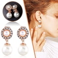 thumbnail image 1 of Fiudx Liquidación de ofertas flash Pendientes de acetato acrílico y perlas de Bohemia, regalo de joyería para mujer, 1 of 2