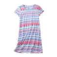 thumbnail image 5 of Utoimkio Short Sleeve Nightgowns for Women Cotton Cute Print Crewneck Loose Nightshirts Casual Soft Comfy Nightdress Size S-XL, 5 of 5