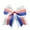 White, variant on Herrnalise Patriotic Hair Clips Hair Bow, Girls American Flag Hair Clips Hair Accessories for 4th of July