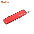 thumbnail image 1 of Amdohai 4-In-1 Multifunctional Tools Folding Blade Scissors Screwdriver Nail File Outdoor Camping Hiking Cycling Fruit Portable Foldable Tools, 1 of 7