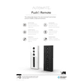 Push 5 Remote from Rollease Acmeda MT020101067004 (Black