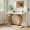 Faux Marble White & Gold, variant on Spaco Faux Marble Console Table, 40" Accent Sofa Table with Geometric Metal Base, Console Table for Indoor as Home, Living Room, Faux Marble Black & Gold