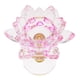 thumbnail image 4 of 2x Budista Lotus Tealight Holder Base candeliere candeliere Fengshui Decor BLESIY Candelero Crystal Lotus, 4 of 8