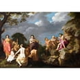thumbnail image 3 of Cornelis Van Poelenburch 18x14 Black Modern Framed Museum Art Print Titled - The Musical Contest Between Apollo and Marsyas (1630), 3 of 5