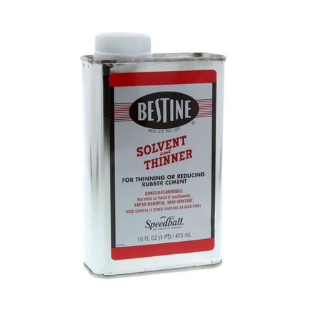 Best-Test Bestine Rubber Cement Thinner, Pint (Best Oil Paint Thinner)