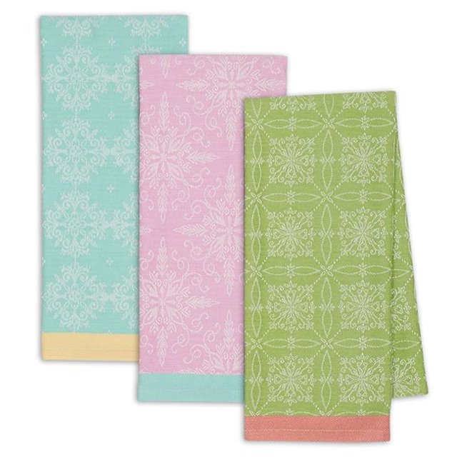 Design Imports CAMZ11973 18 x 28 Po DII Set de Torchons d'Ornement de Pâques - 3 Pièces