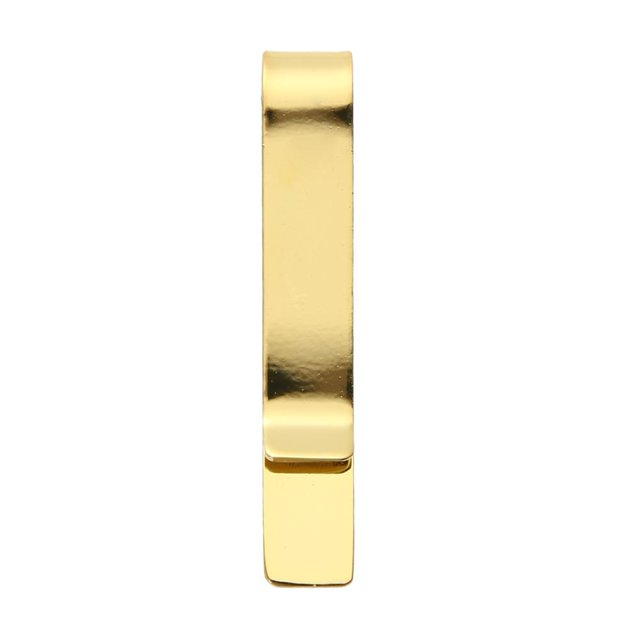 10 Clips Metálicos para Billetes Acero Inoxidable Clips para Billetes Clips para Collar (8*48 Dorados)