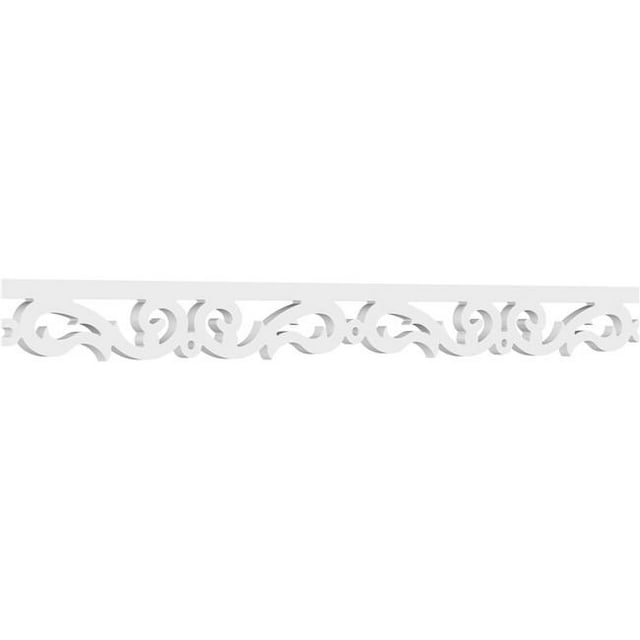 Ekena Millwork RUNP04X0625X48CRB 4 x 48 Po Pas 0,62 Po Corbin Architecture Grade PVC Course Garniture