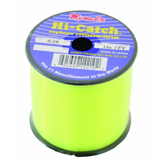Momoi Hi-Catch Nylon Monofilament Line 1,4 Pound Spools Clear, 8#