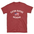 thumbnail image 1 of Eaton Rapids Michigan Patriot Men's Cotton T-Shirt, 1 of 1