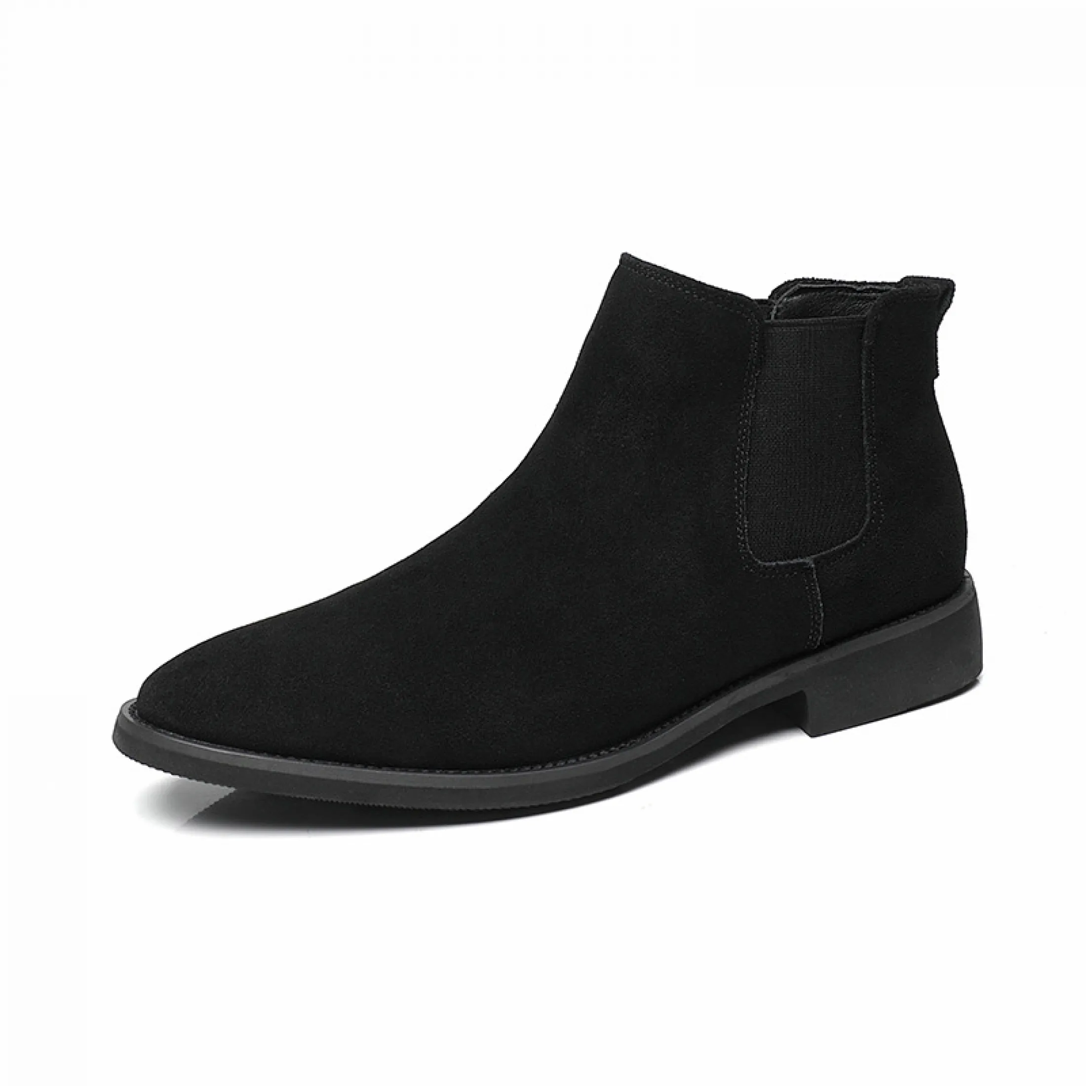 MADDEN Mens Black Cushioned Goring Maxxin Round Toe Block  display picture 3