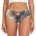 thumbnail image 1 of Fotbe Cool Cloud White Dragon Calzones Estampados para Mujer – Ropa Interior de Algodón, Cómoda, Suave y Elástica-X-Large, 1 of 6