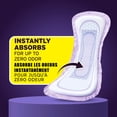 thumbnail image 3 of Poise Incontinence Pads for Women, 8 Drop, Overnight Absorbency, Extra-Coverage, 22Ct, 3 of 7