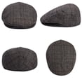 thumbnail image 2 of Gorra tipo boina para hombre, gorra plana, gorra con visera, boina, 2 of 6